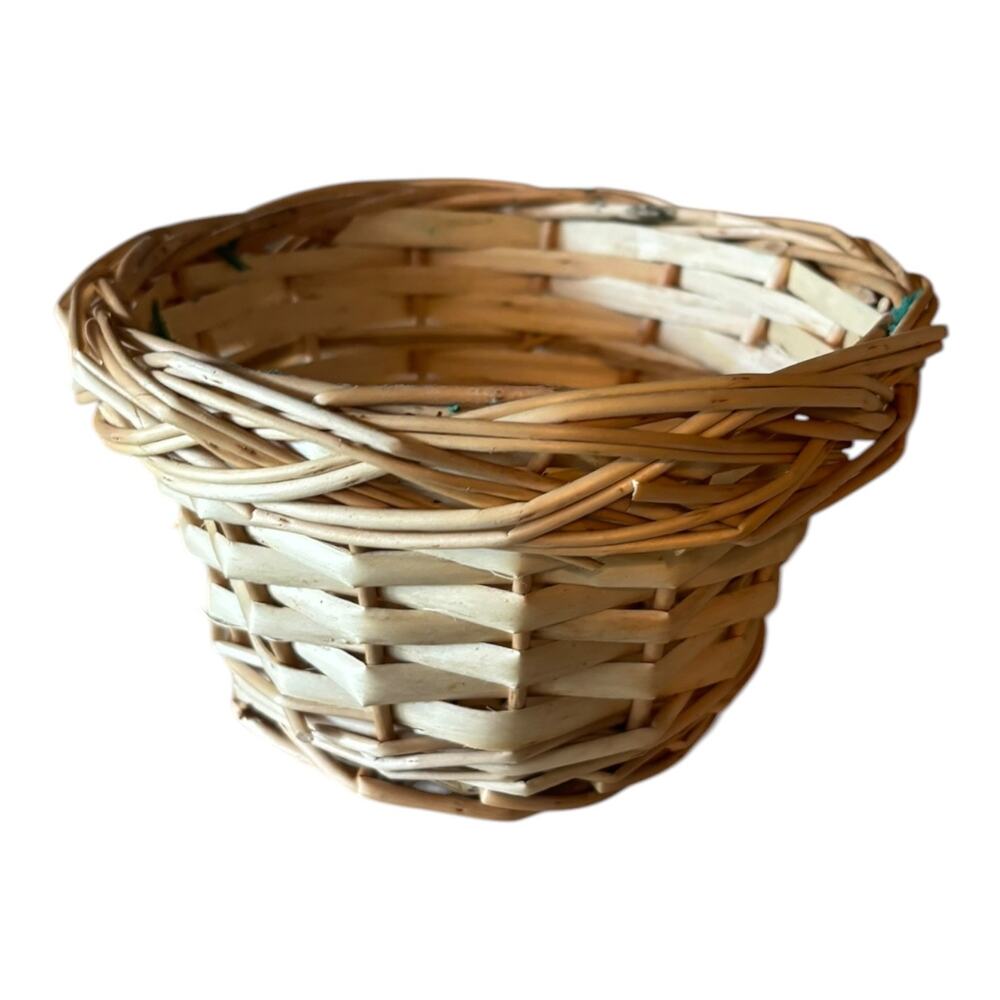 Woven Basket Round 3" High
